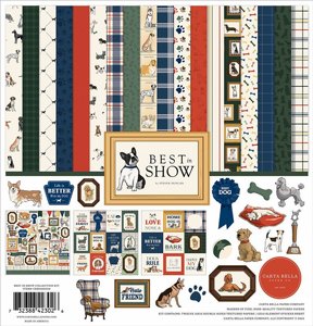 מארז דפי קארדסטוק 12*12 אינץ' מעוצבים מסדרת Best In Show Collection Kit מארז דפי קארדסטוק 12*12 אינץ' מעוצבים מסדרת Best In Show Collection Kit