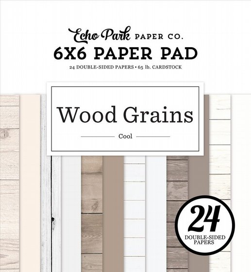 ���� ��� �������� ������� 6*6 ����  Paper Pad - Cool Wood Grains