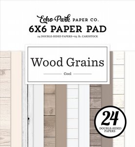 מארז דפי קארדסטוק מעוצבים 6*6 אינץ' Paper Pad - Cool Wood Grains מארז דפי קארדסטוק מעוצבים 6*6 אינץ' Paper Pad - Cool Wood Grains