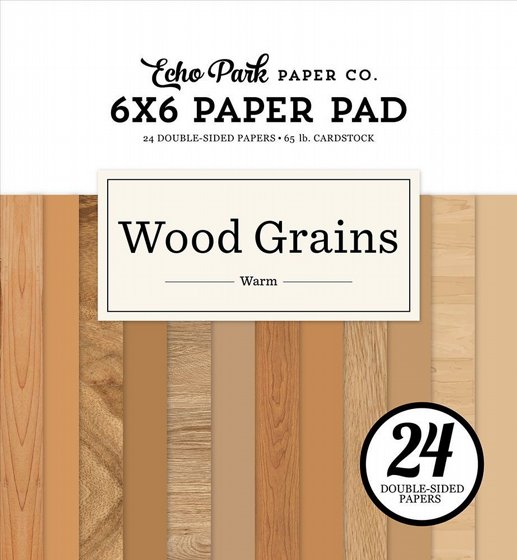 ���� ��� �������� ������� 6*6 ���� Paper Pad - Warm Wood Grain