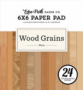 מארז דפי קארדסטוק מעוצבים 6*6 אינץ' Paper Pad - Warm Wood Grain מארז דפי קארדסטוק מעוצבים 6*6 אינץ' Paper Pad - Warm Wood Grain