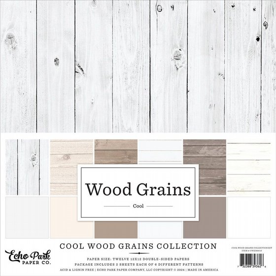 ���� ��� �������� ������� 12*12 ����  Collection Kit - Cool Wood Grains