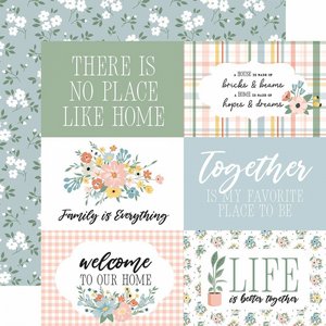 �� �������� �������� �'������� ����� 12*12 ����' ����� Our Happy Place  6x4 Journaling Cards 