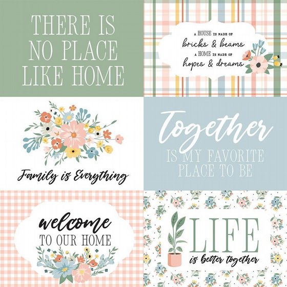 �� �������� �������� �������� ����� 12*12 ���� ����� Our Happy Place  6x4 Journaling Cards 