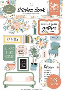 ספר מדבקות קארדסטוק Our Happy Place Collection - Sticker Book ספר מדבקות קארדסטוק Our Happy Place Collection - Sticker Book