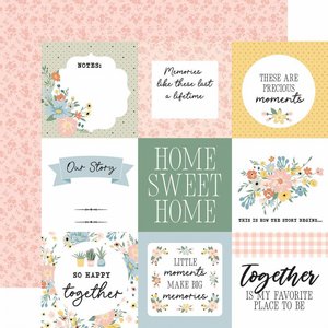 דף כרטיסיות קארדסטוק מעוצב 12*12 אינץ' מסדרת Our Happy Place Collection 4 x 4 Journaling Cards דף כרטיסיות קארדסטוק מעוצב 12*12 אינץ' מסדרת Our Happy Place Collection 4 x 4 Journaling Cards