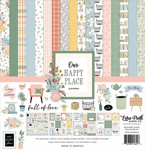 מארז דפי קארדסטוק 12*12 אינץ' מעוצבים מסדרת Our Happy Place Collection 12 x 12 Collection Kit מארז דפי קארדסטוק 12*12 אינץ' מעוצבים מסדרת Our Happy Place Collection 12 x 12 Collection Kit