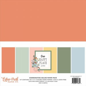 מארז דפי קארדסטוק בסיס 12*12 אינץ' מסדרת Our Happy Place Collection מארז דפי קארדסטוק בסיס 12*12 אינץ' מסדרת Our Happy Place Collection