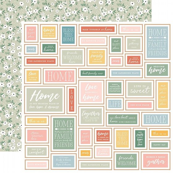 ����� �������� ����� 12*12 ���� ����� Our Happy Place Collection Life Is Sweet Frames