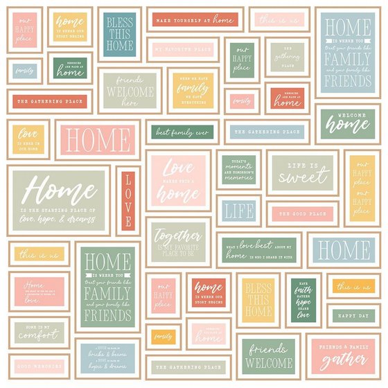 ����� �������� ����� 12*12 ���� ����� Our Happy Place Collection Life Is Sweet Frames