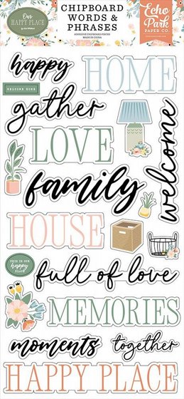 ���� ������ ����� ������� �������� ����� Our Happy Place Collection  Words And Phrases