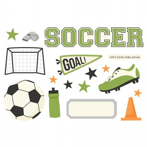 ���� ������ �������� ������ ����� Soccer Simple Pages Page Pieces