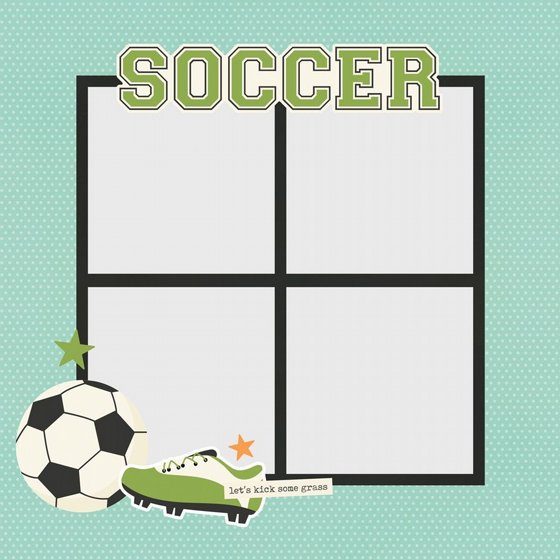 ���� ������ �������� ������ ����� Soccer Simple Pages Page Pieces