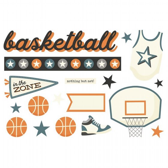 ���� ������ �������� ������ ����� Basketball Simple Pages Page Pieces