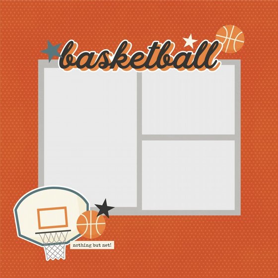 ���� ������ �������� ������ ����� Basketball Simple Pages Page Pieces