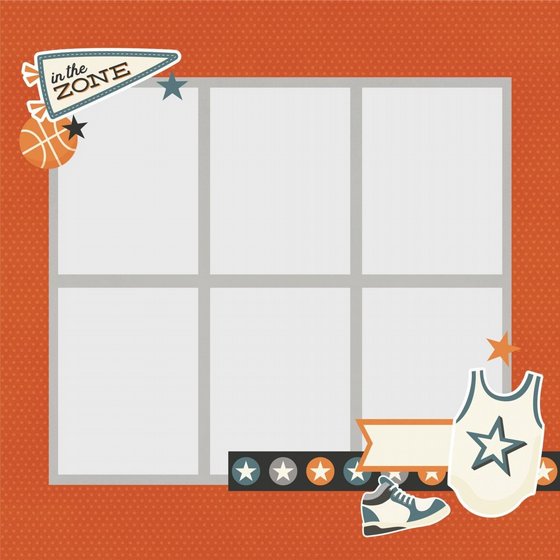 ���� ������ �������� ������ ����� Basketball Simple Pages Page Pieces