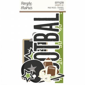 מארז חיתוכי קארדסטוק ענקיים מסדרת Football Simple Pages Page Pieces מארז חיתוכי קארדסטוק ענקיים מסדרת Football Simple Pages Page Pieces