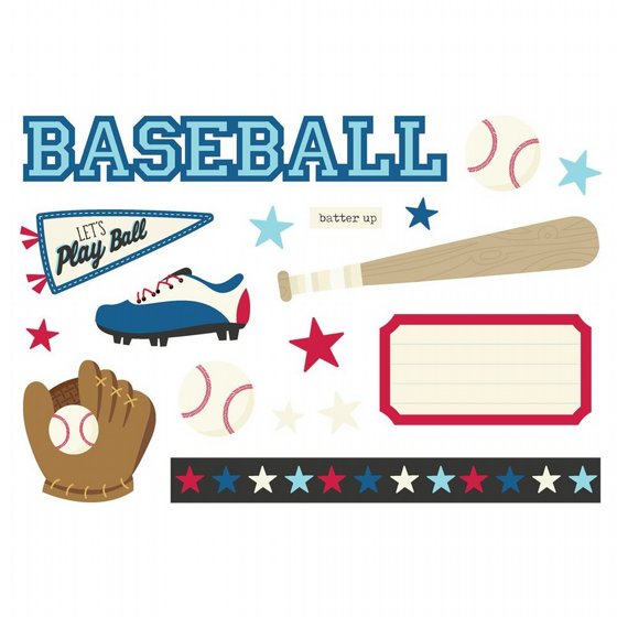 ���� ������ �������� ������ ����� Baseball Simple Pages Page Pieces