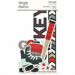 מארז חיתוכי קארדסטוק ענקיים מסדרת Hockey Simple Pages Page Pieces מארז חיתוכי קארדסטוק ענקיים מסדרת Hockey Simple Pages Page Pieces