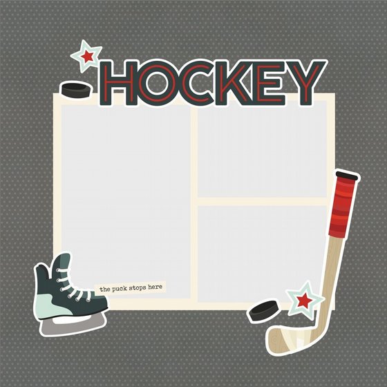 ���� ������ �������� ������ ����� Hockey Simple Pages Page Pieces