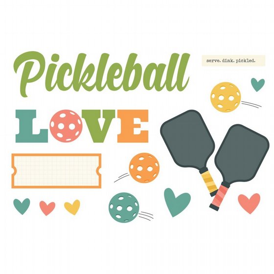 ���� ������ �������� ������ ����� Pickleball Simple Pages Page Pieces