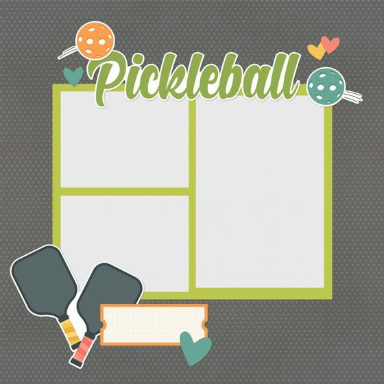 ���� ������ �������� ������ ����� Pickleball Simple Pages Page Pieces