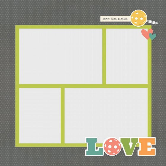 ���� ������ �������� ������ ����� Pickleball Simple Pages Page Pieces