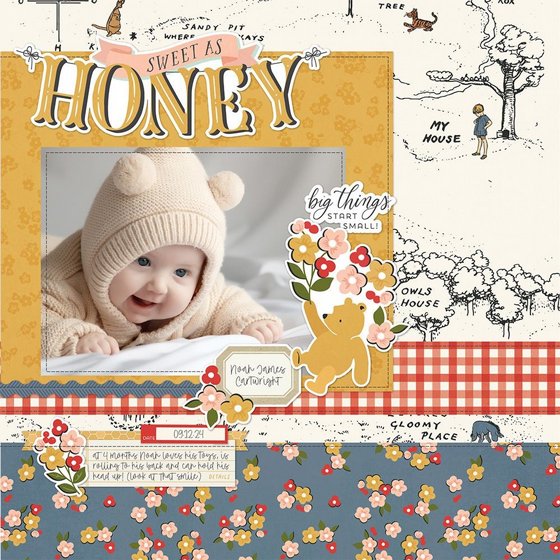 ���� ��� �������� 12*12 ���� ������� ����� Say Cheese Classic Pooh Collection Kit