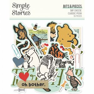 מארז חיתוכי קארדסטוק מסדרת Say Cheese Classic Pooh Bits & Pieces מארז חיתוכי קארדסטוק מסדרת Say Cheese Classic Pooh Bits & Pieces