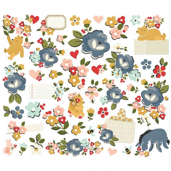 ���� ������ �������� ����� Say Cheese Classic Pooh Floral Bits & Pieces