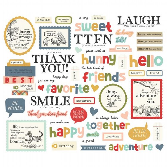 ���� ������ �������� ����� Say Cheese Classic Pooh Sentiment Bits & Pieces