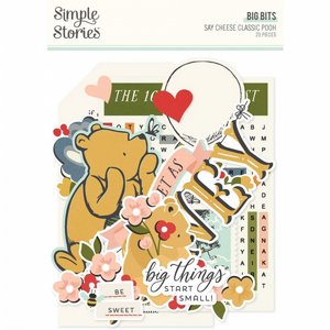 מארז חיתוכי קארדסטוק גדולים מסדרת Say Cheese Classic Pooh Big Bits & Pieces מארז חיתוכי קארדסטוק גדולים מסדרת Say Cheese Classic Pooh Big Bits & Pieces