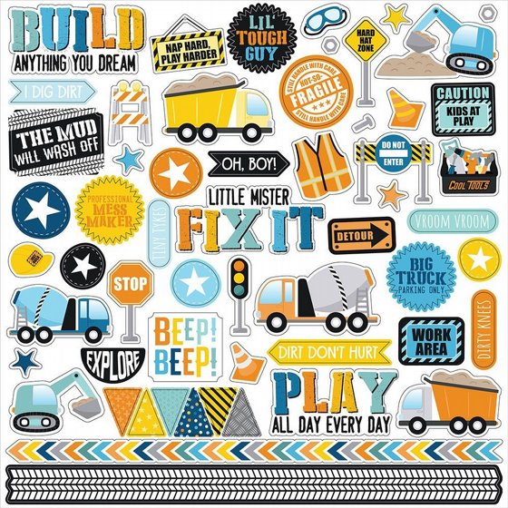 ����� ������ �������� ������� 12*12 ���� ����� Little Builder Collection 