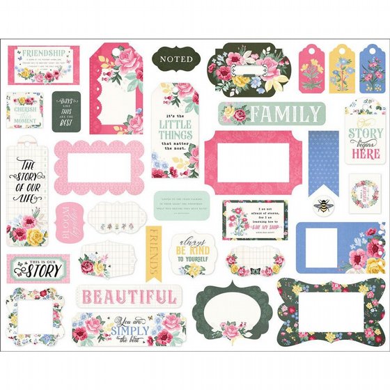 ������ �������� �������� �����  Bloom Collection - Ephemera - Frames And Tags