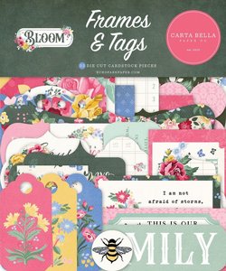 חיתוכי קארדסטוק איכותיים מסדרת Bloom Collection - Ephemera - Frames And Tags חיתוכי קארדסטוק איכותיים מסדרת Bloom Collection - Ephemera - Frames And Tags