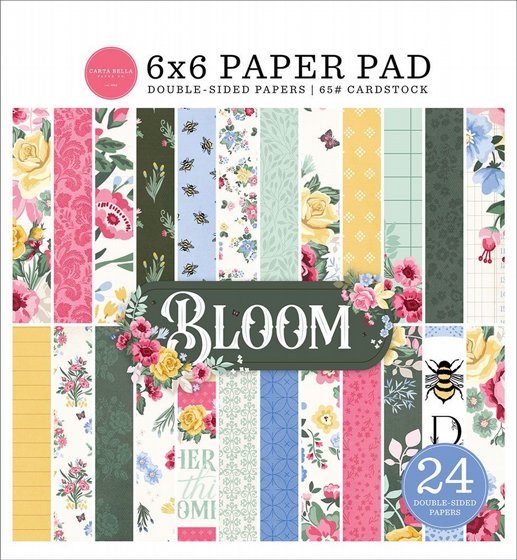 ���� ��� �������� ������� 6*6 ���� �� ����� ����� Echo Park Bloom Collection