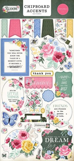 ���� ������ ������� ����� Carta Bella Paper  Bloom Collection