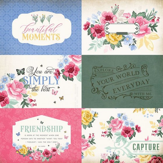 �� �������� �������� �������� ����� �� ���� 12*12 ���� �����  Carta Bella Paper  Bloom Collection