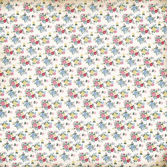 �� �������� �������� �������� ����� �� ���� 12*12 ���� �����  Carta Bella Paper  Bloom Collection
