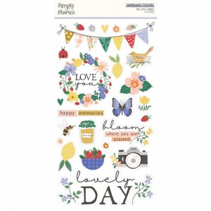 מארז מדבקות צ'יפבורד מסדרת The Little Things Chipboard מארז מדבקות צ'יפבורד מסדרת The Little Things Chipboard