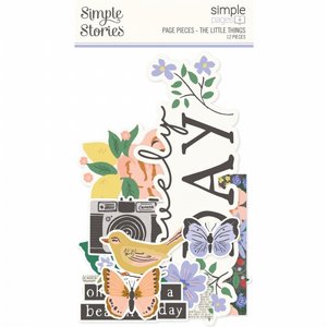 חיתוכי קארדסטוק איכותיים מסדרת The Little Things - Simple Pages Page Pieces חיתוכי קארדסטוק איכותיים מסדרת The Little Things - Simple Pages Page Pieces