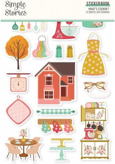 ��� ������ �������� �������� �����  Whats Cookin - Sticker Book