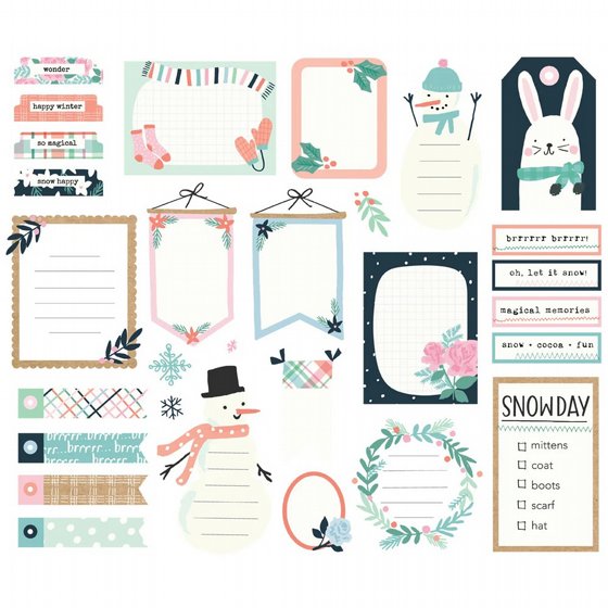 ������ �������� �������� �����  Winter Wonder Journal Bits & Pieces