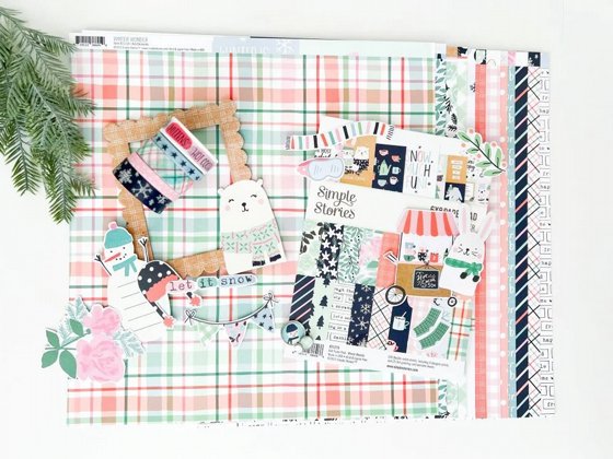 ������ �������� �������� �����  Winter Wonder Journal Bits & Pieces