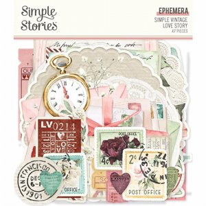 חיתוכי קארדסטוק איכותיים מסדרת Simple Vintage Love Story - Ephemera חיתוכי קארדסטוק איכותיים מסדרת Simple Vintage Love Story - Ephemera