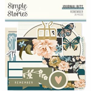 חיתוכי קארדסטוק איכותיים מסדרת Remember - Journal Bits & Pieces חיתוכי קארדסטוק איכותיים מסדרת Remember - Journal Bits & Pieces