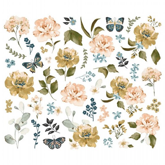 ������ �������� �������� �����  Remember - Floral Bits & Pieces