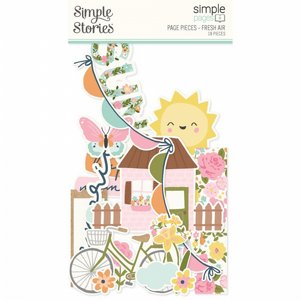 חיתוכי קארדסטוק גדולים איכותיים מסדרת Fresh Air - Simple Pages Page Pieces חיתוכי קארדסטוק גדולים איכותיים מסדרת Fresh Air - Simple Pages Page Pieces