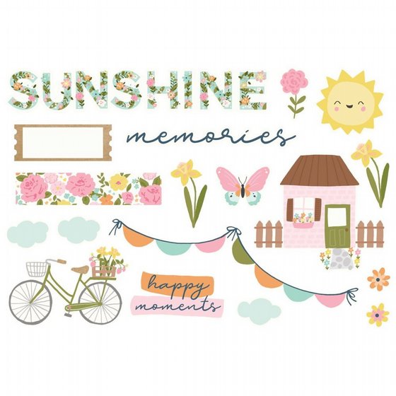 ������ �������� ������ �������� ����� Fresh Air - Simple Pages Page Pieces