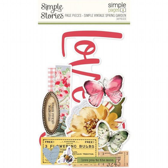 ������ �������� ������ �������� ����� Simple Vintage Love Story  Simple Pages Page Pieces